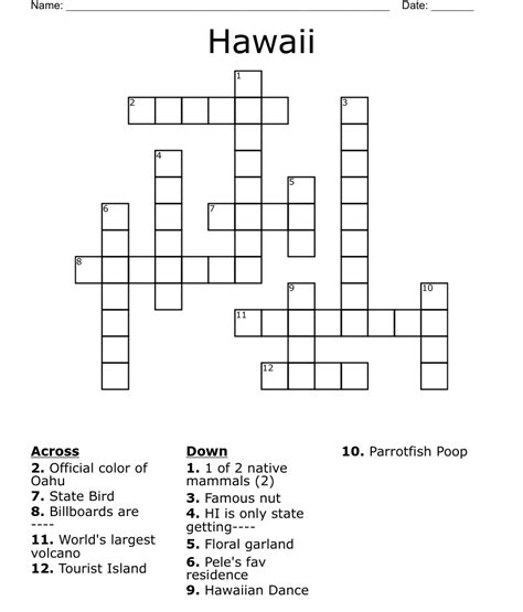 Hawaii garland crossword. Things To Know About Hawaii garland crossword. 